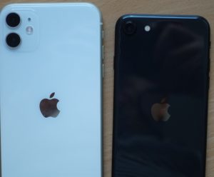 iPhone SE und iPhone 11 Rückseiten