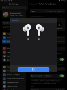 Screenshot Apple Audio-Test