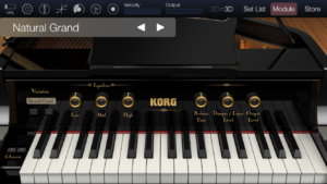 Korg Module Pro auf iPhone