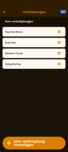 Ally App Verknüpfungen